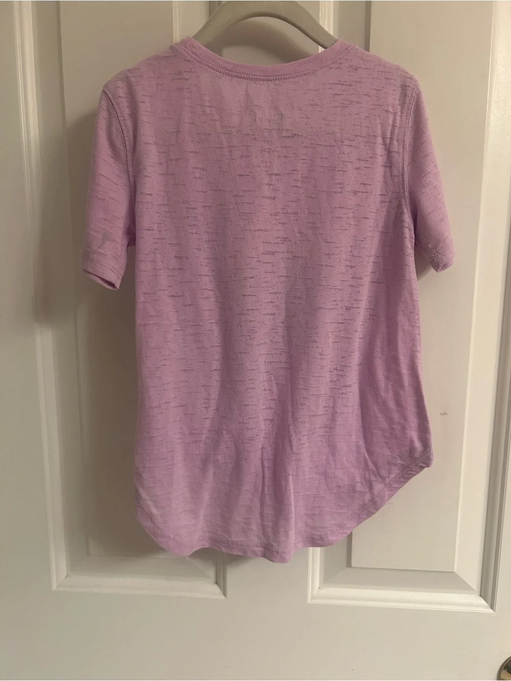 Girls Justice Lavender Graphic Gymnast Tee with Knotted Hem